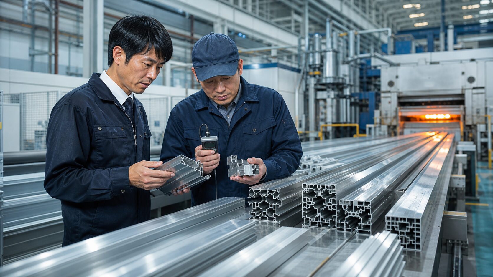 アルミ押出M&Aで押出型材・二次加工・表面処理工場を評価するイメージ