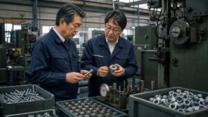 冷間圧造M&Aでねじ・ナット・ファスナー工場の承継を検討するイメージ