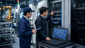 OTサイバーDDで金属加工工場の制御設備・遠隔接続・復旧能力を確認する調査イメージ