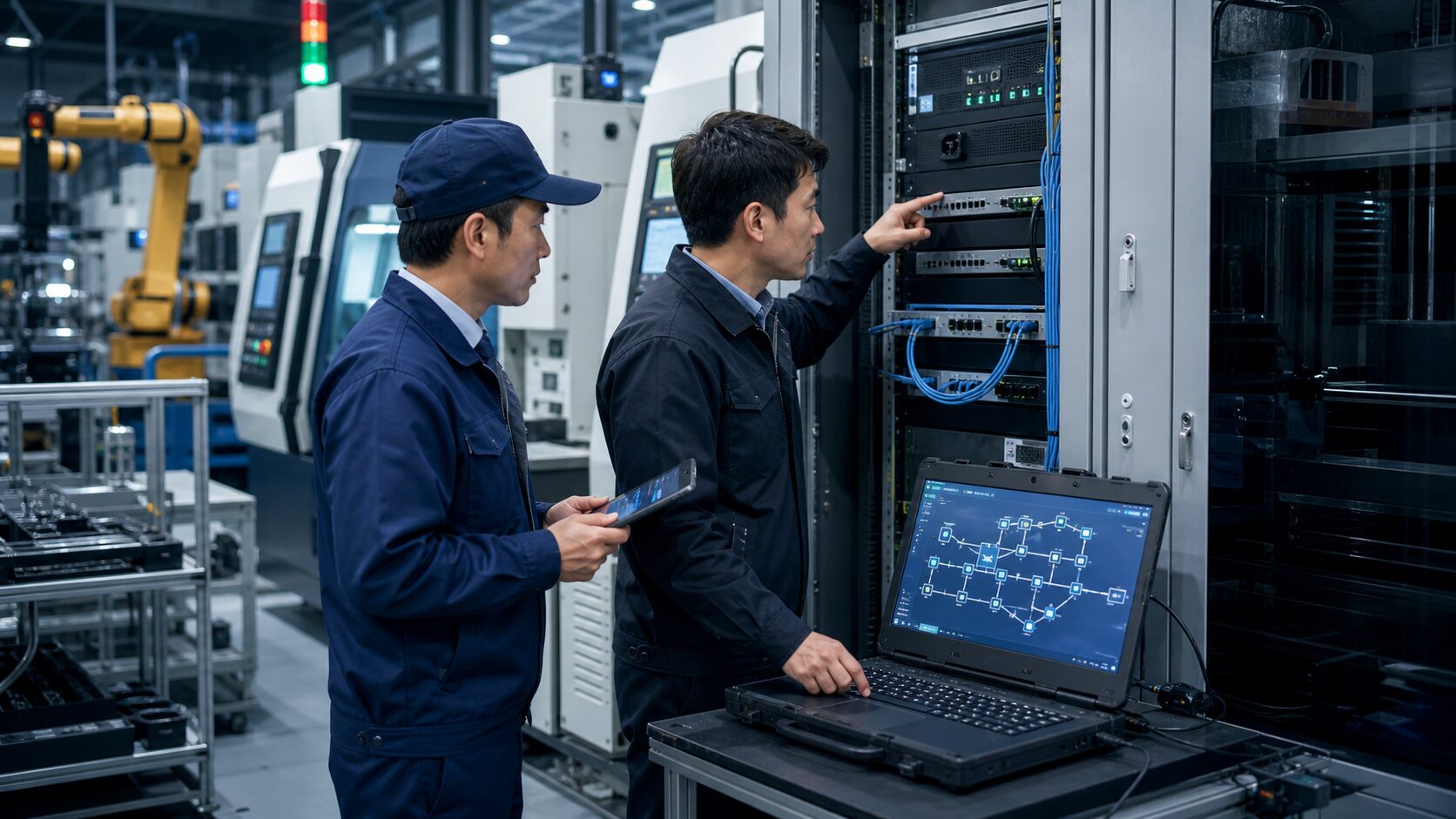 OTサイバーDDで金属加工工場の制御設備・遠隔接続・復旧能力を確認する調査イメージ