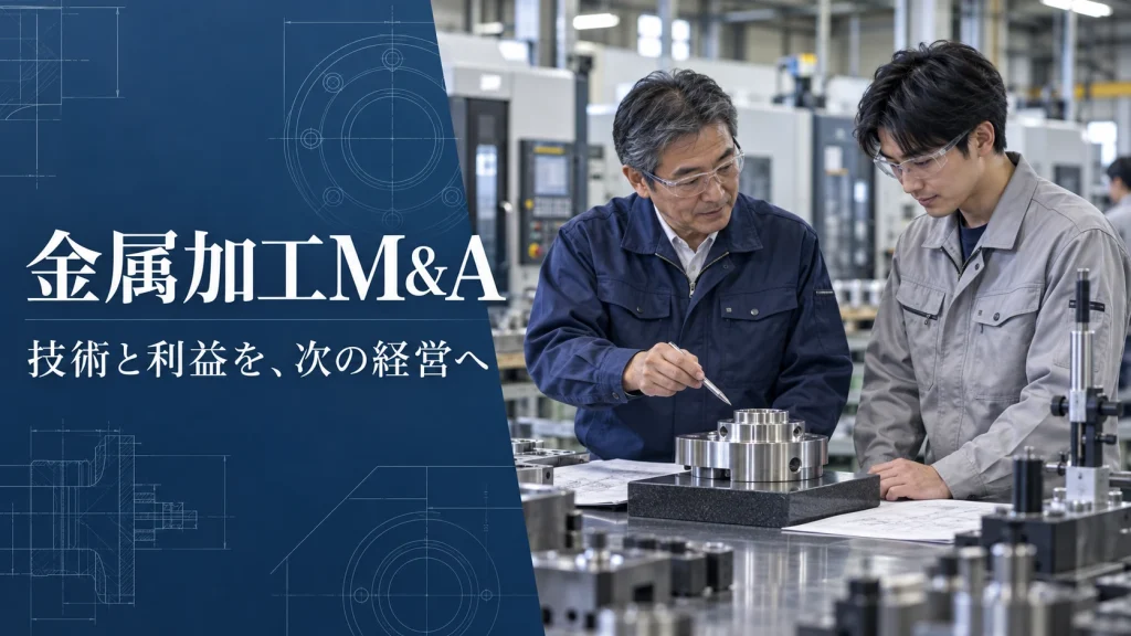 金属加工M&Aで加工技術と利益を次の経営へ承継するオーナー向けガイド