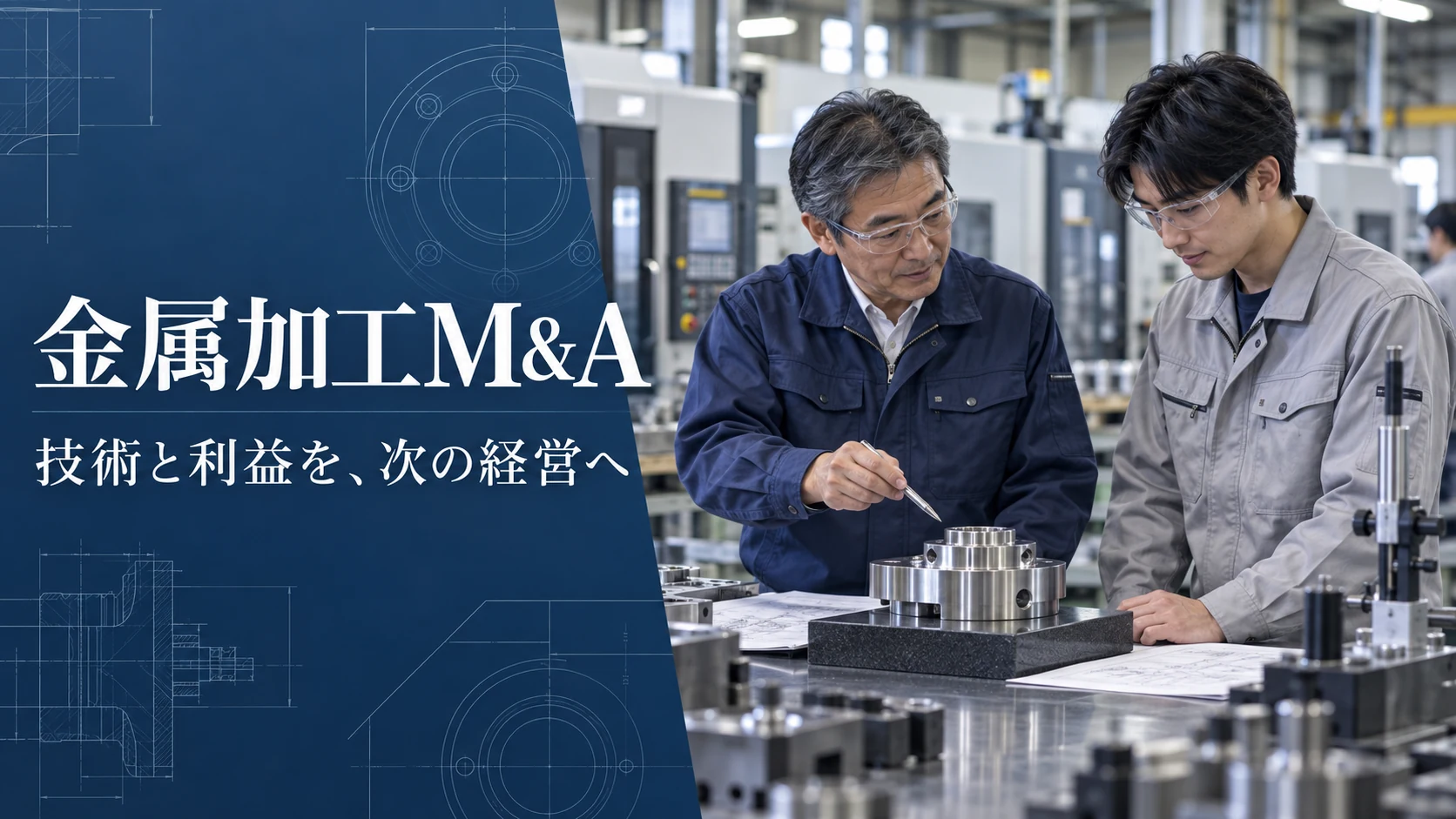 金属加工M&Aで加工技術と利益を次の経営へ承継するオーナー向けガイド